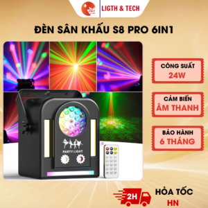 Đèn Sân Khấu Laser S8 pro 6in1