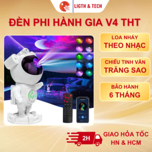 Đèn phi hành gia loa trăng V4